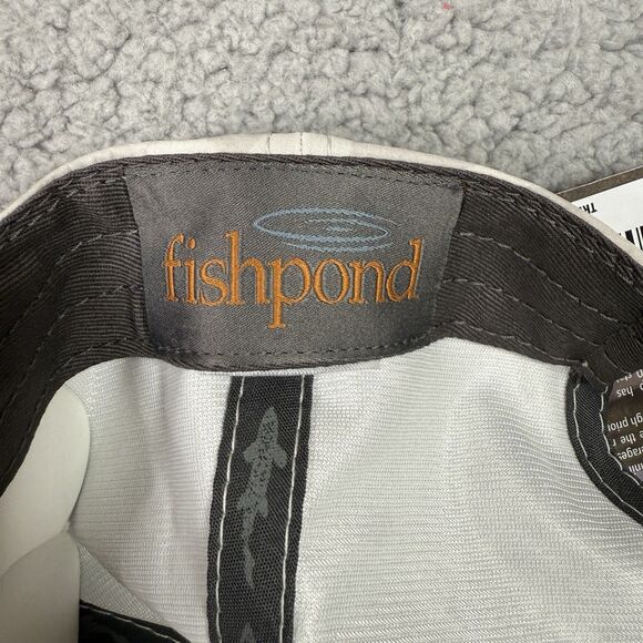 Fishpond Fly Fishing Hat Cap Snap Back Gray Flats Camo Trigger Rope Trucker NWT - Picture 11 of 12
